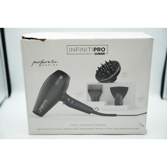 Conair Other - InfinitiPRO by Conair Performa Series Hair Dryer – 1875W, Attachments